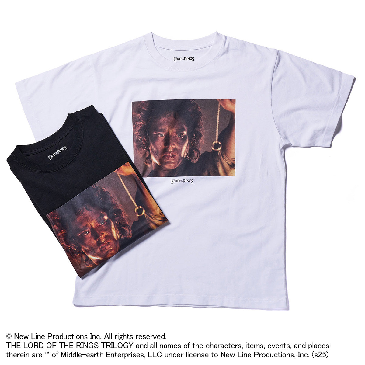 映画『ロード・オブ・ザ・リング』グラフィック Tシャツ 指輪を滅ぼす者