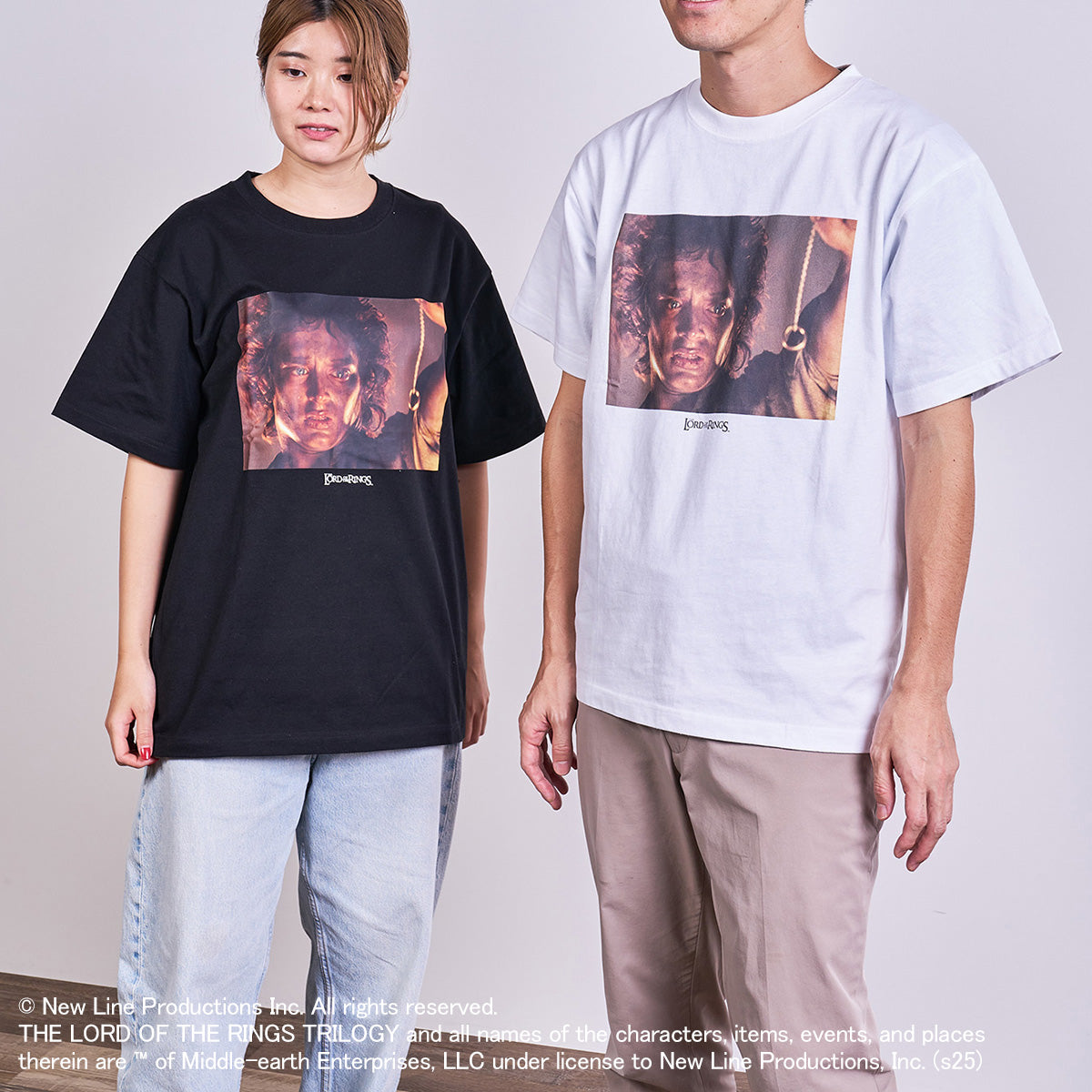 ロードオブザリング 3シーン TシャツLサイズ 映画『ロード・オブ・ザ・リング』グラフィック Tシャツ 指輪を滅ぼす
