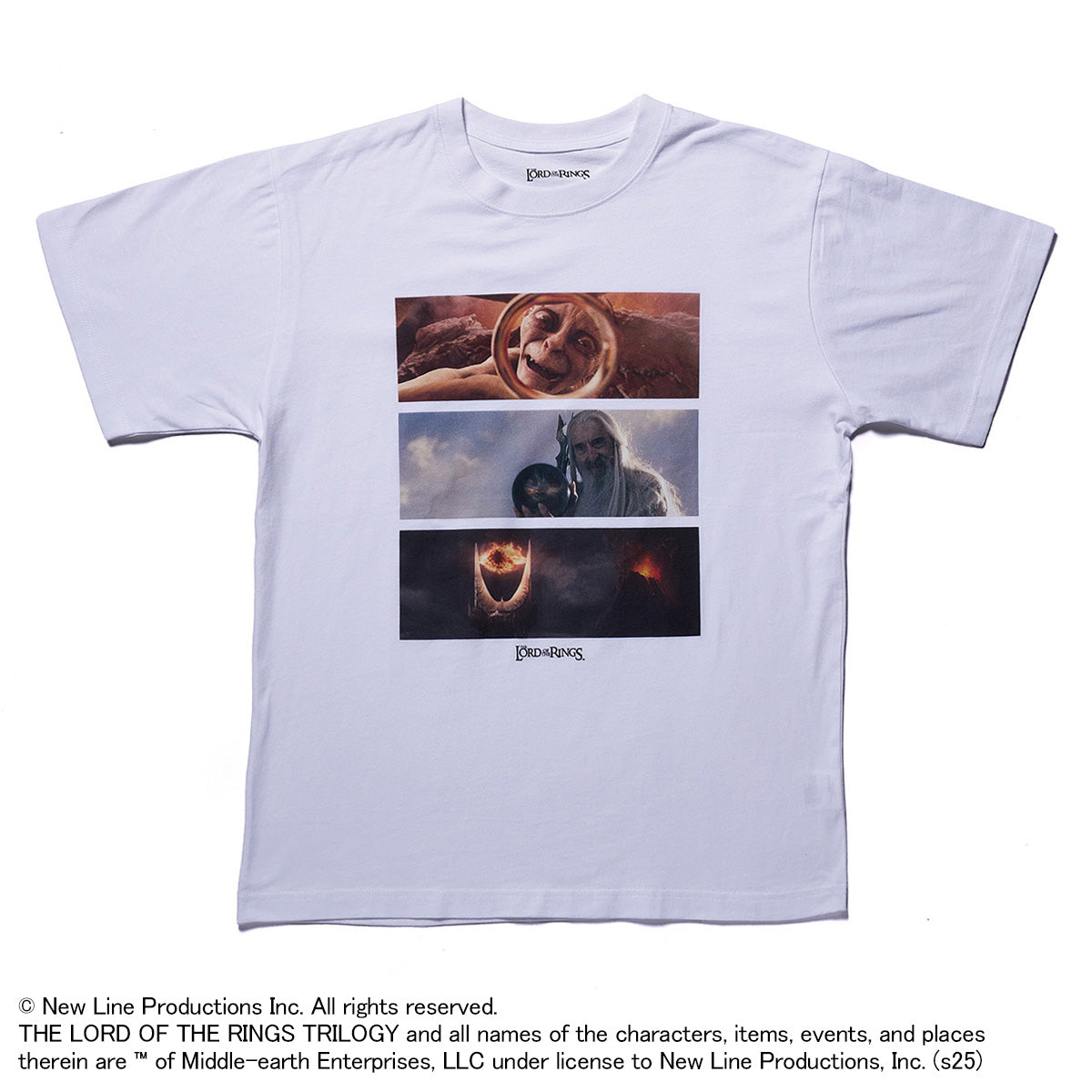 映画『ロード・オブ・ザ・リング』グラフィック Tシャツ 指輪を欲する者