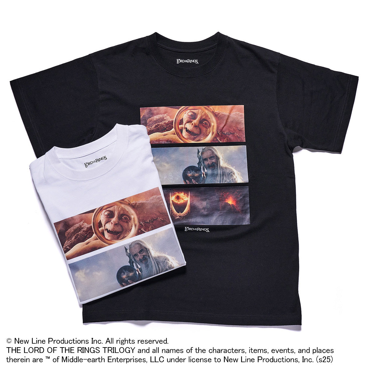 映画『ロード・オブ・ザ・リング』グラフィック Tシャツ 指輪を欲する者