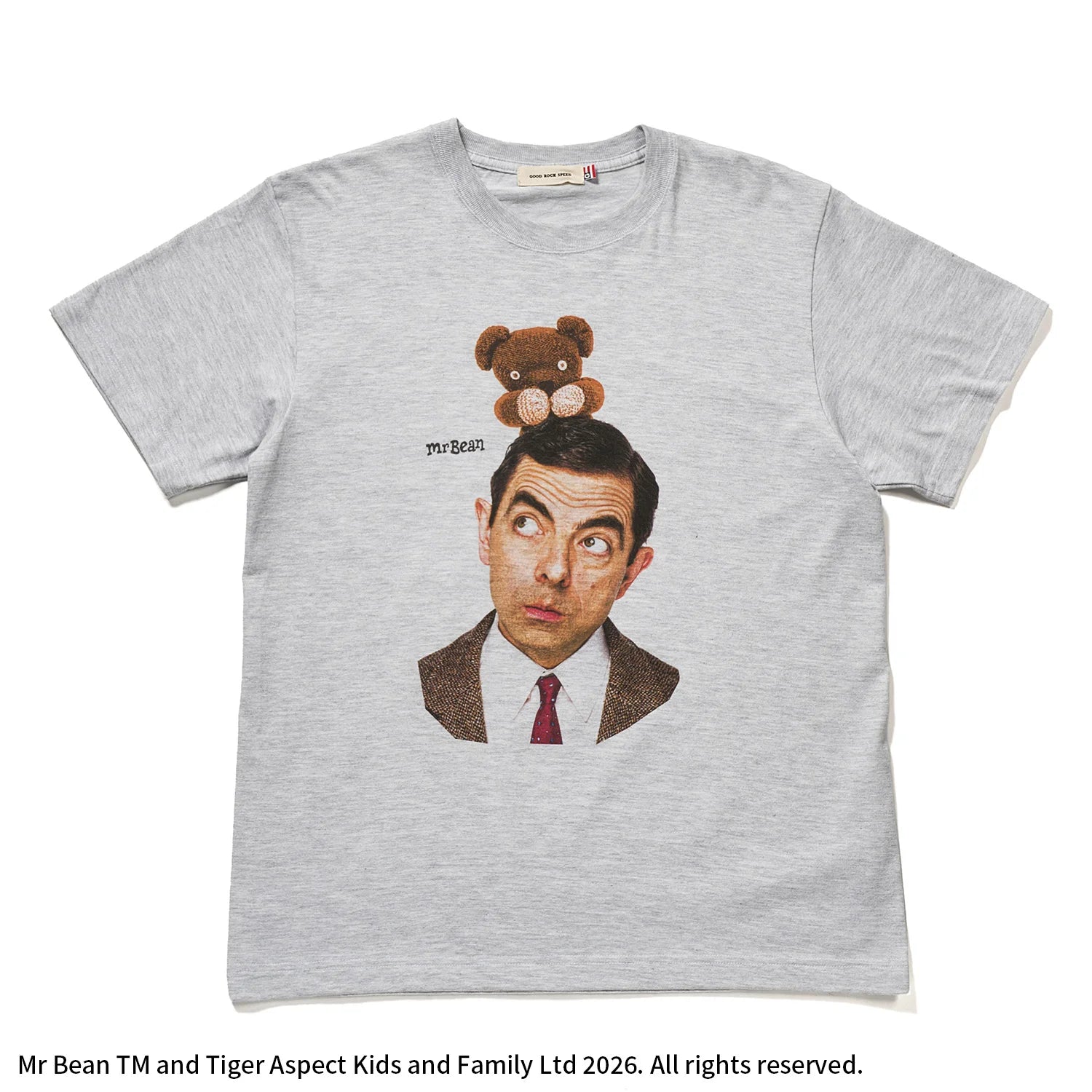 映画『Mr.ビーン』グラフィック　Tシャツ　くまと一緒