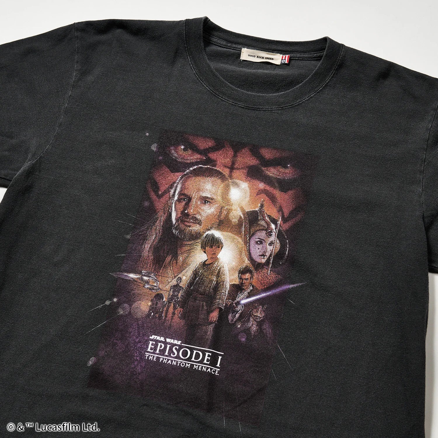 映画『スター・ウォーズ／ファントム・メナス (エピソード1)』グラフィック　Tシャツ　ポスターアート
