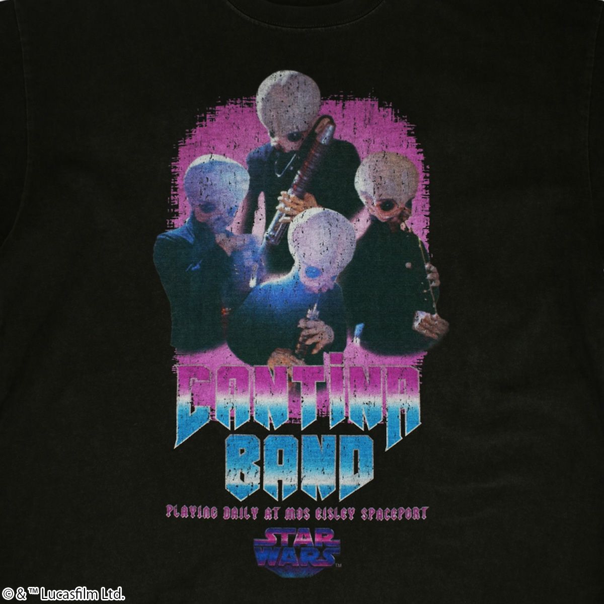 映画『スター・ウォーズ』カンティーナ・バンド Tシャツ(PONEYCOMB TOKYO)