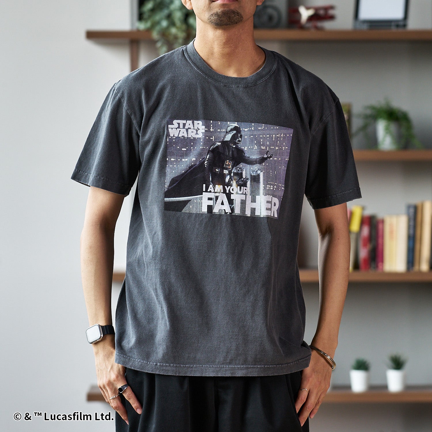 映画『スター・ウォーズ』 グラフィックTシャツ I AM YOUR FATHER