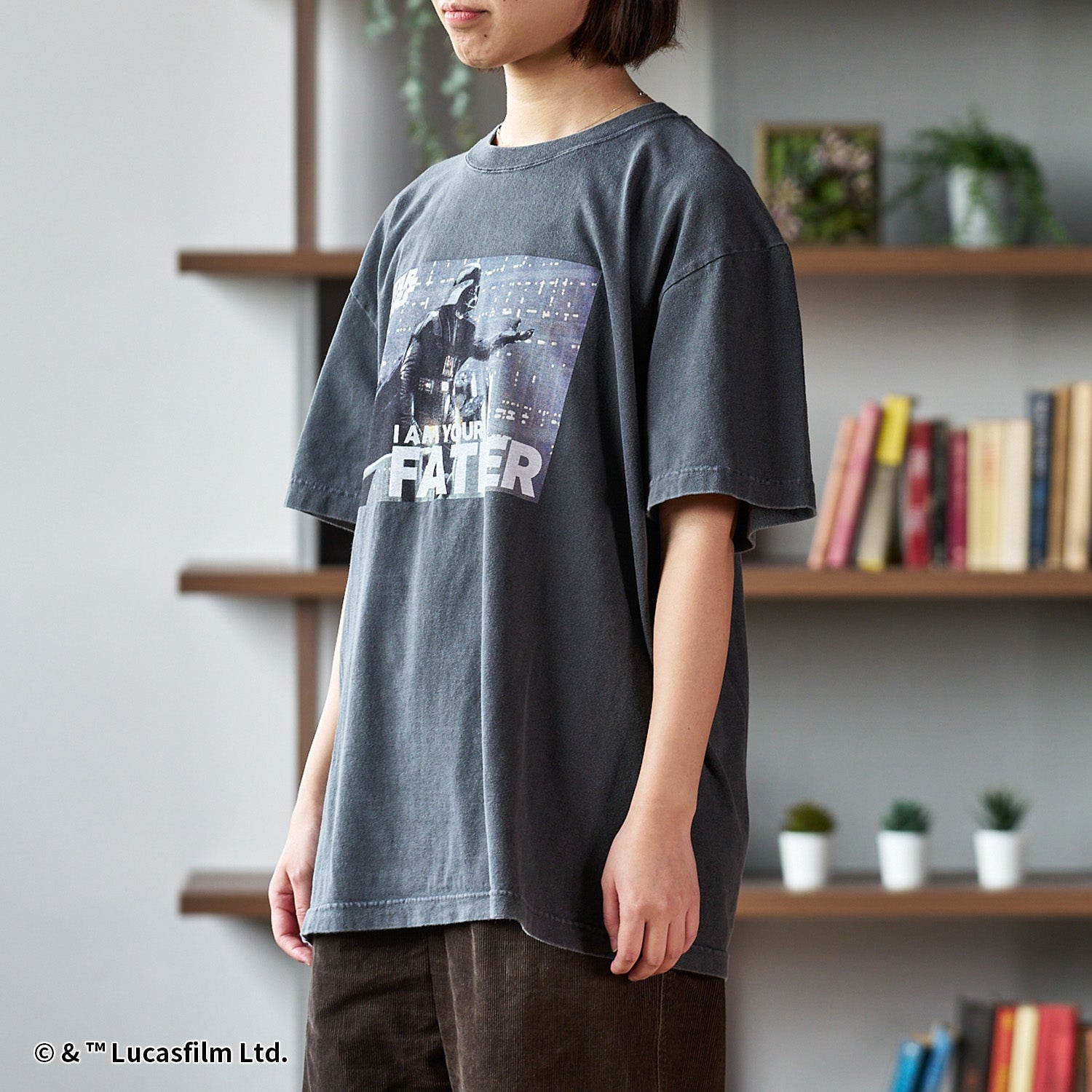 映画『スター・ウォーズ』　グラフィックTシャツ　I AM YOUR FATHER