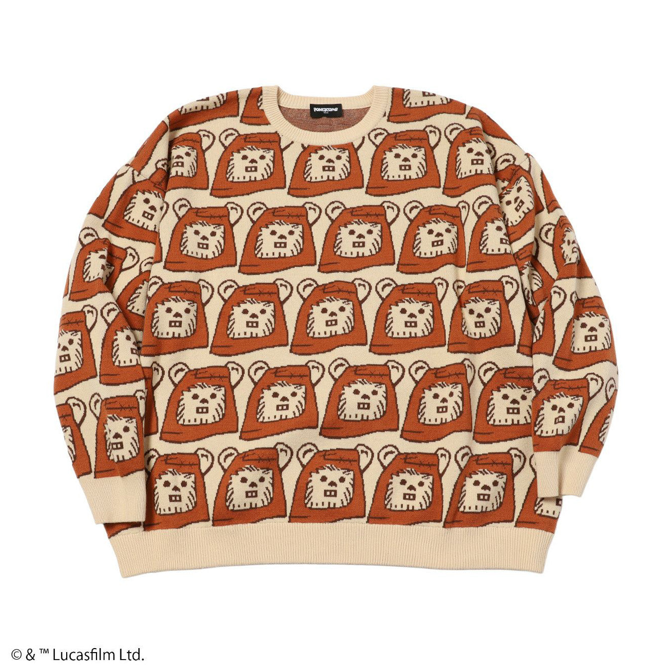 映画『スター・ウォーズ』イウォーク ジャガードニット(PONEYCOMB TOKYO)