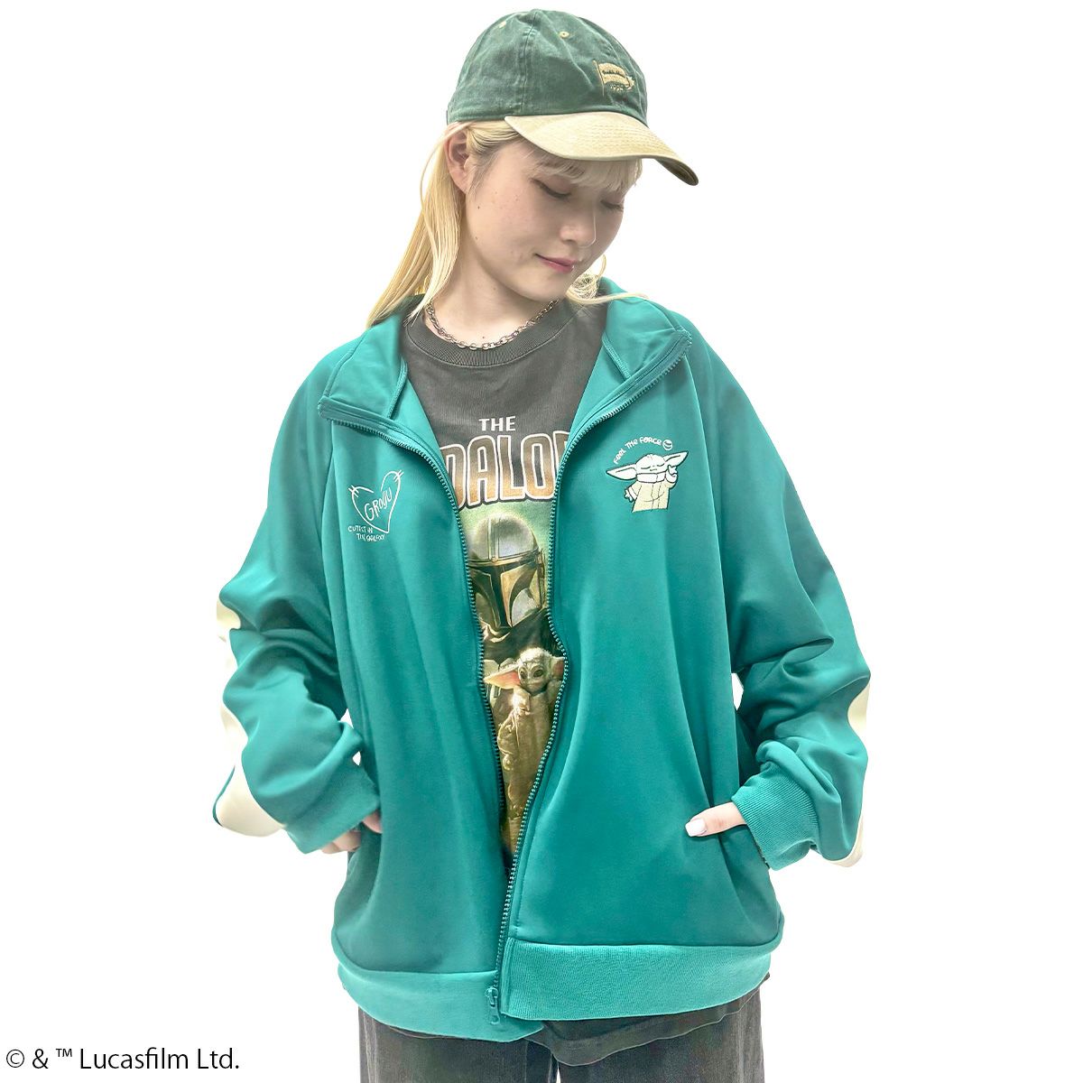 スター・ウォーズドラマ『マンダロリアン』グローグー トラックジャケット(PONEYCOMB TOKYO)