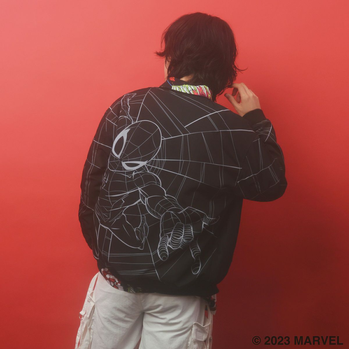 マーベル／MARVEL】スパイダーマン ブルゾンジャケット(PONEYCOMB