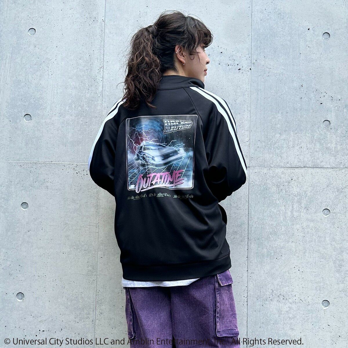 映画『バック・トゥ・ザ・フューチャー』トラックジャケット(PONEYCOMB TOKYO)