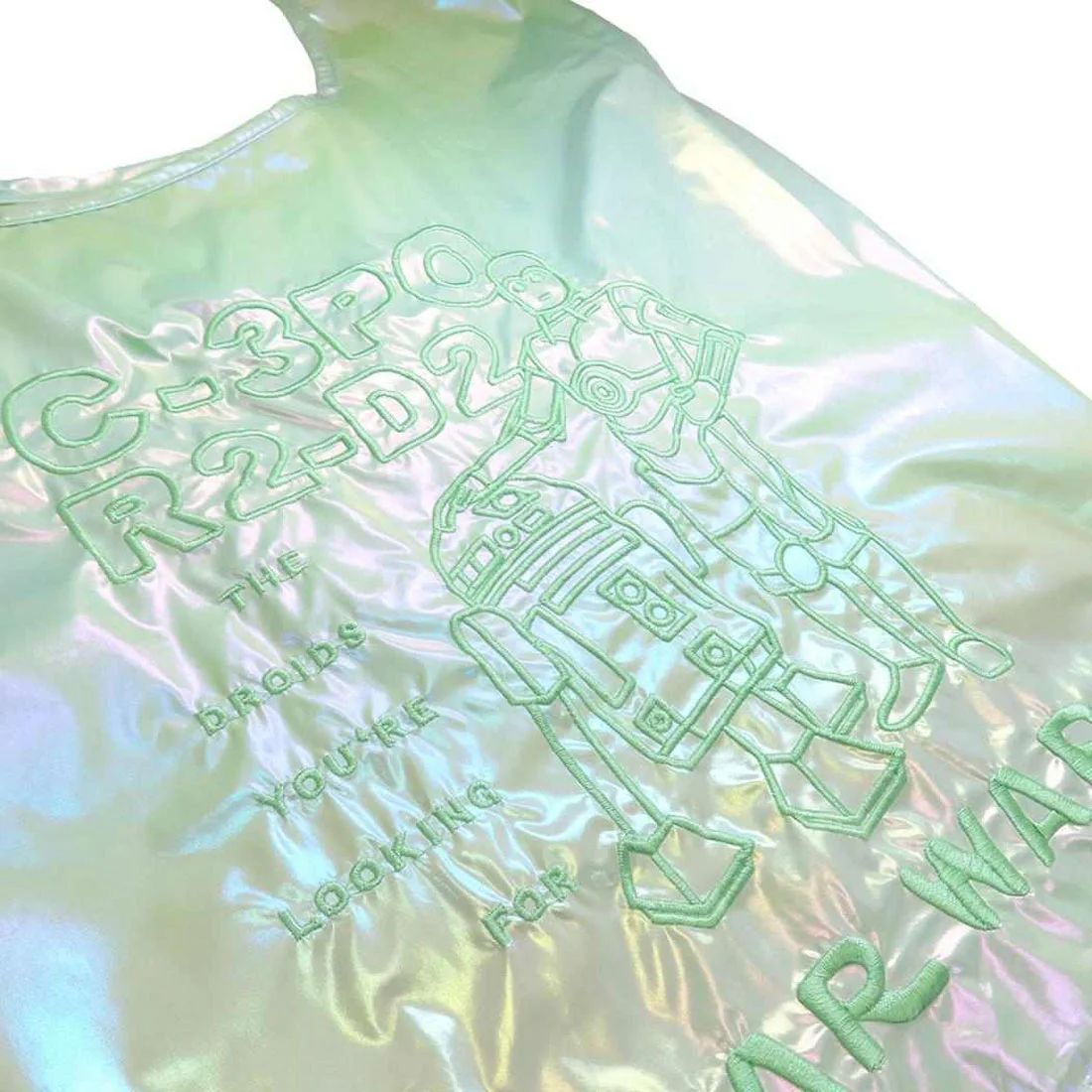 映画 『スター・ウォーズ』R2-D2＆C-3POオーロラ生地エコバッグ