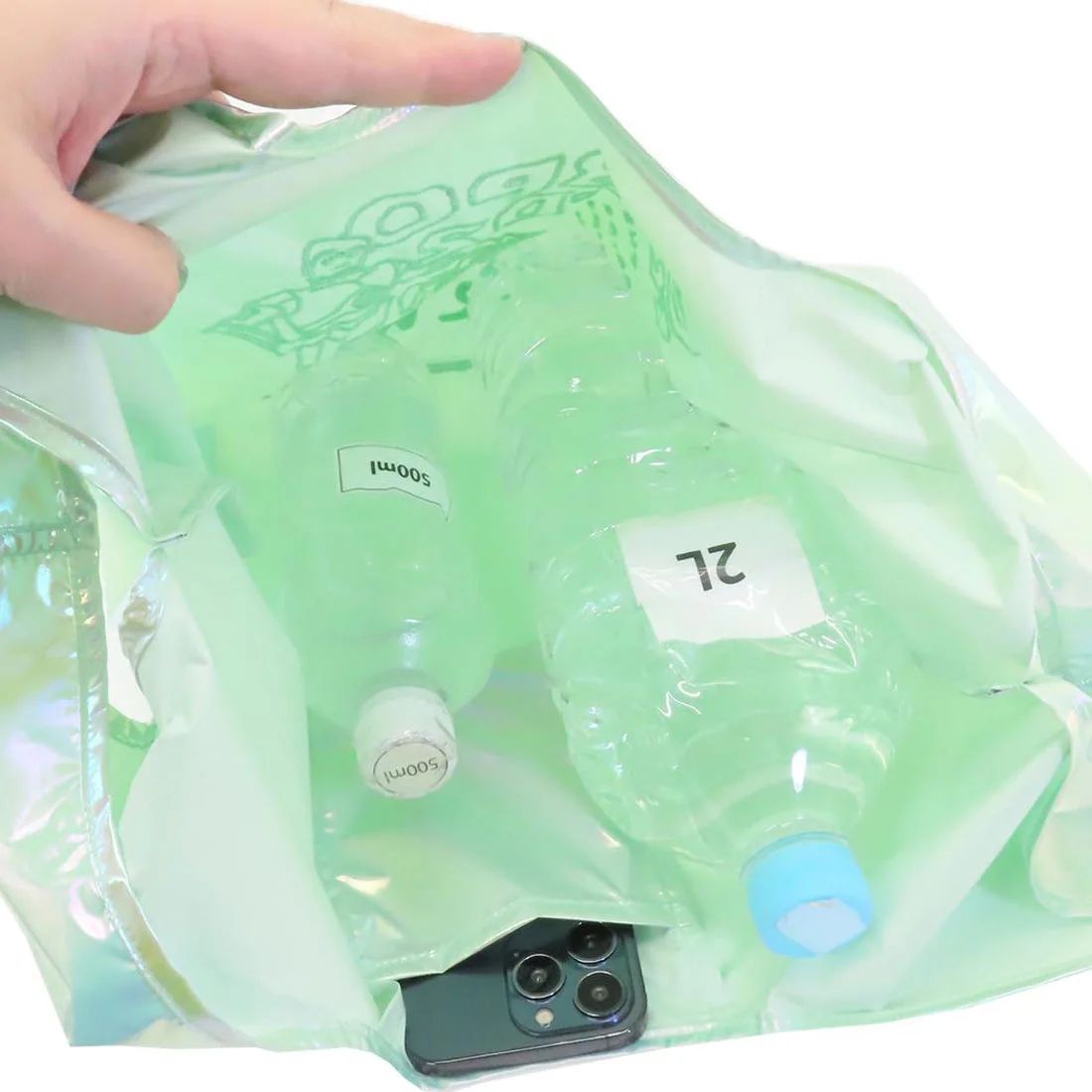 映画 『スター・ウォーズ』R2-D2＆C-3POオーロラ生地エコバッグ