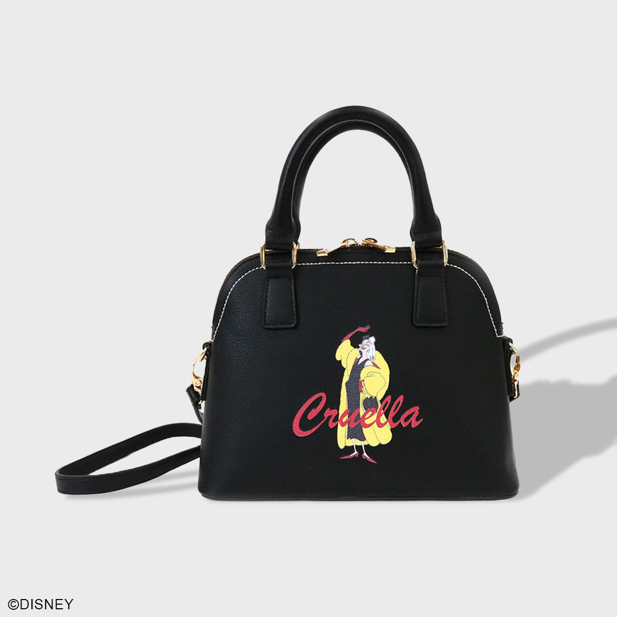 【ディズニー】ヴィランズ　クルエラ　トラペーズショルダーバッグ
