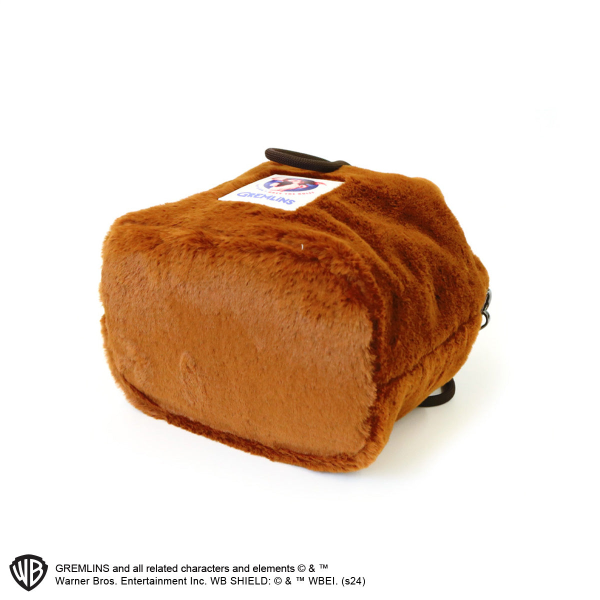 映画『グレムリン』ファー巾着ショルダー　ブラウン