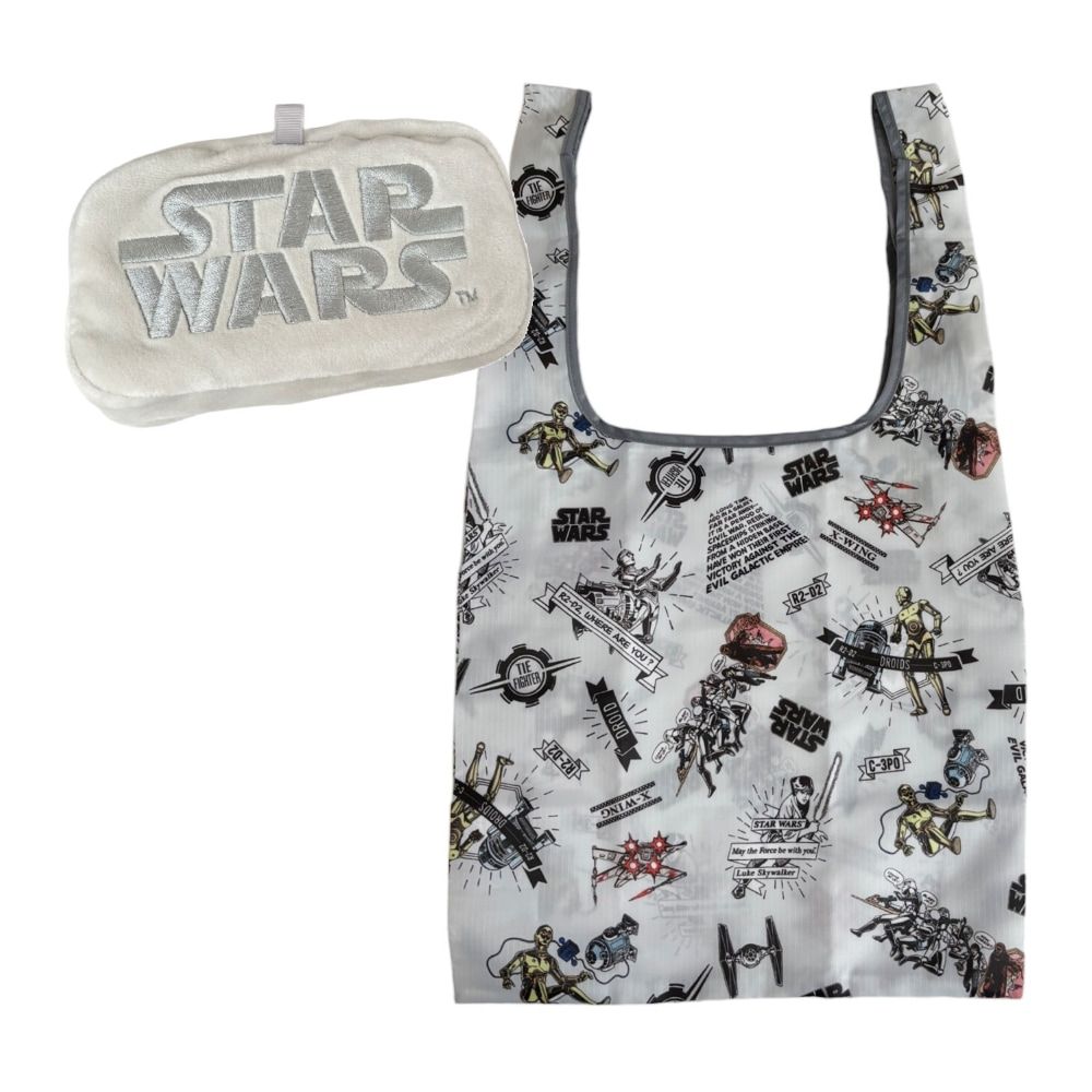映画 『スター・ウォーズ』ロゴショッピングバッグインぬいぐるみポーチ