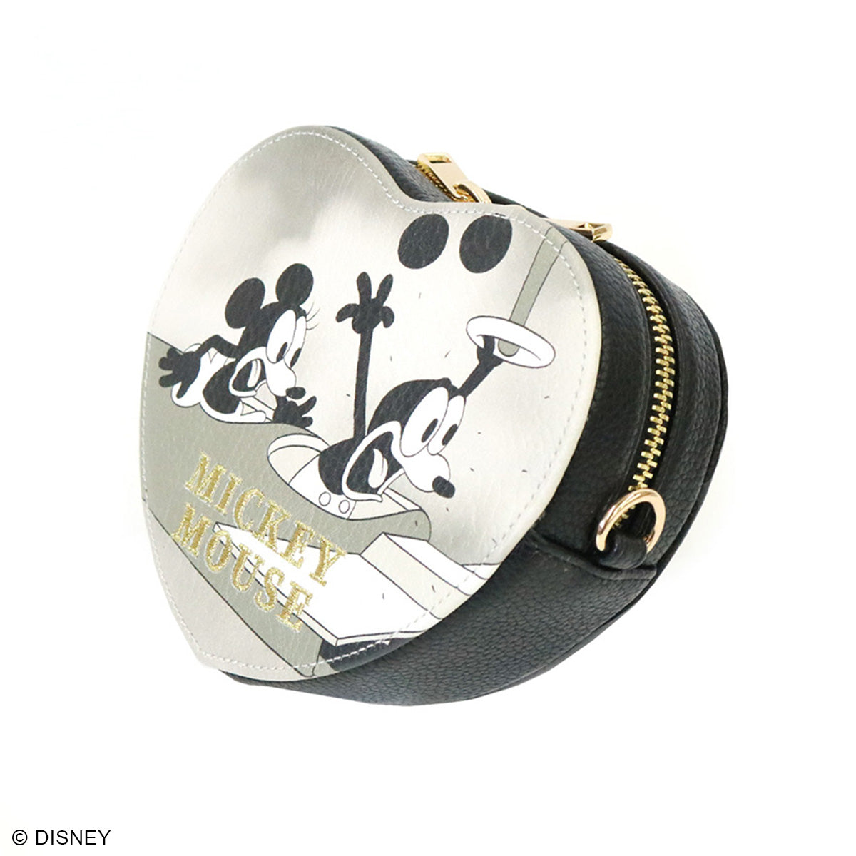 【ディズニー】プレーン・クレイジー　ハートプリントポーチ