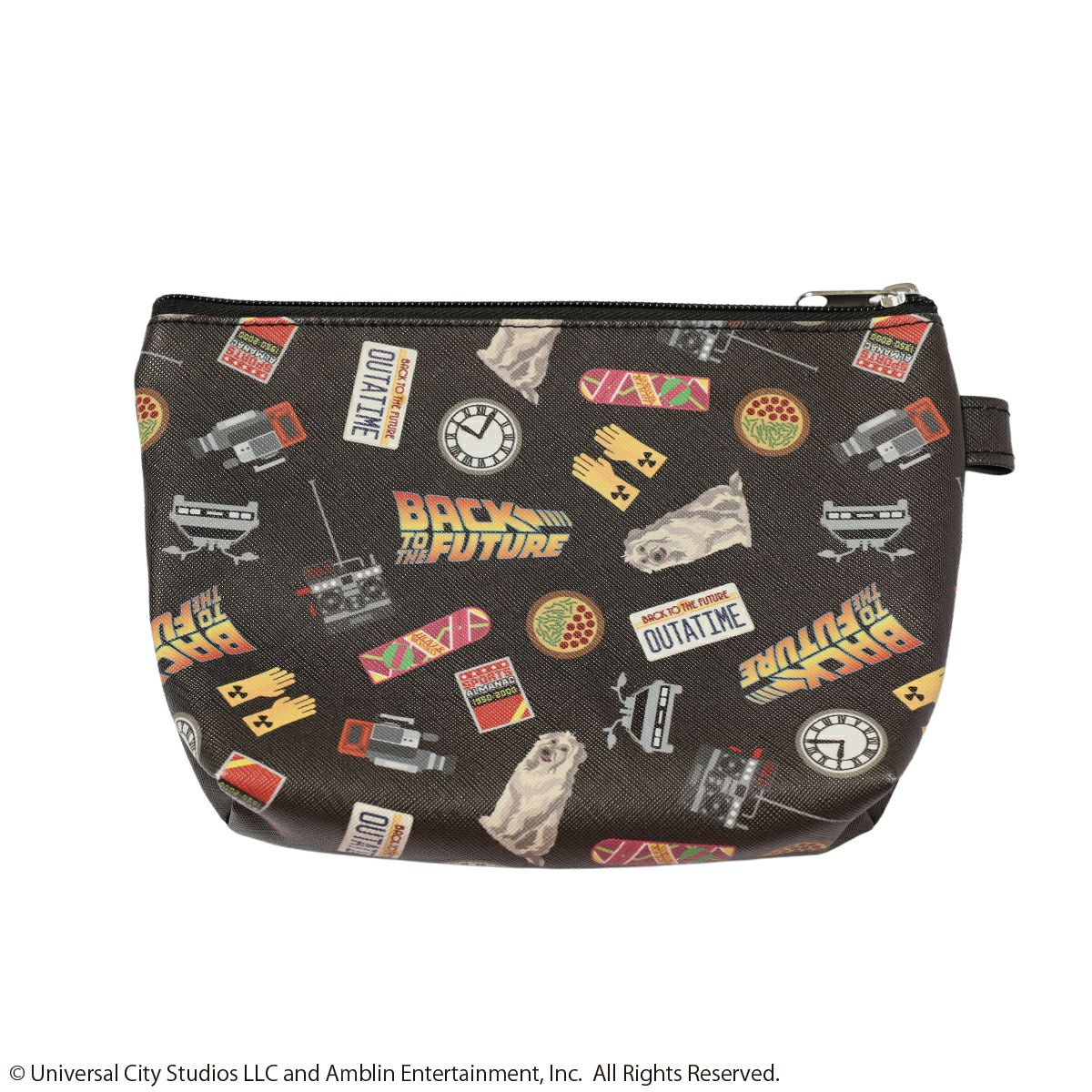 映画『バック・トゥ・ザ・フューチャー』アイコン　ポーチ(PONEYCOMB TOKYO)