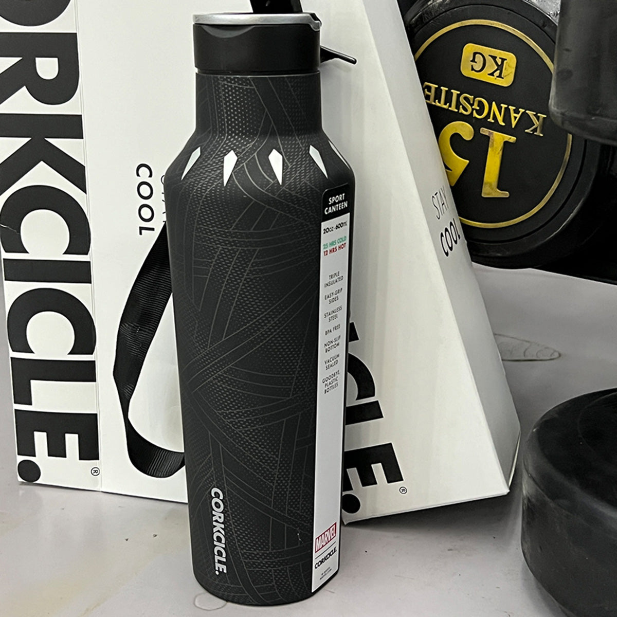 マーベル／MARVEL】 ブラック・パンサー スポーツタンブラー(600ml