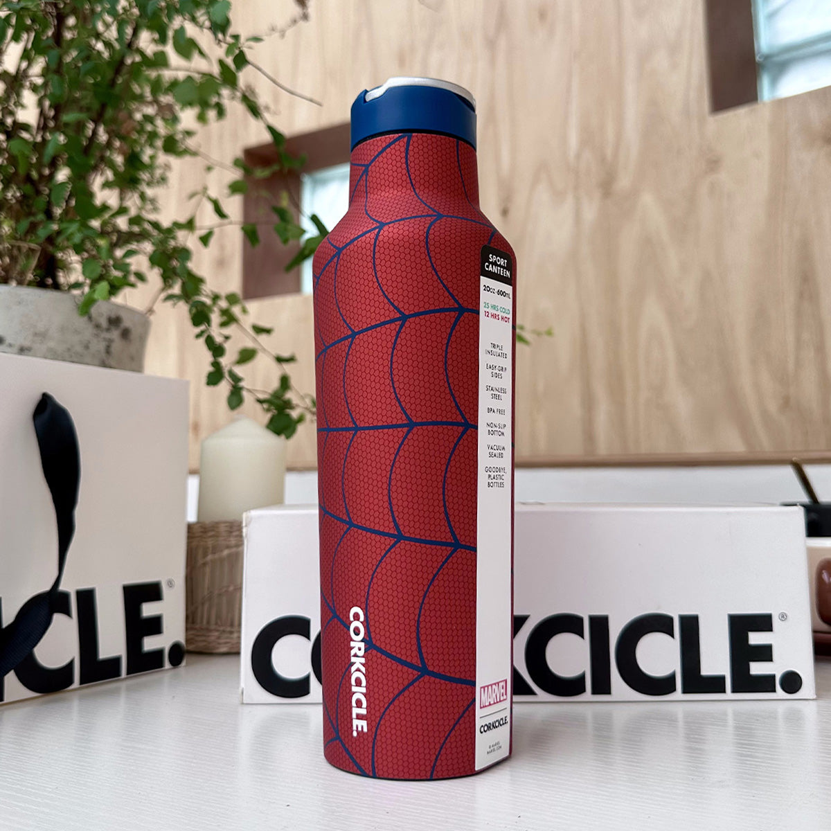 【マーベル／MARVEL】 スパイダーマン　スポーツタンブラー(600ml)