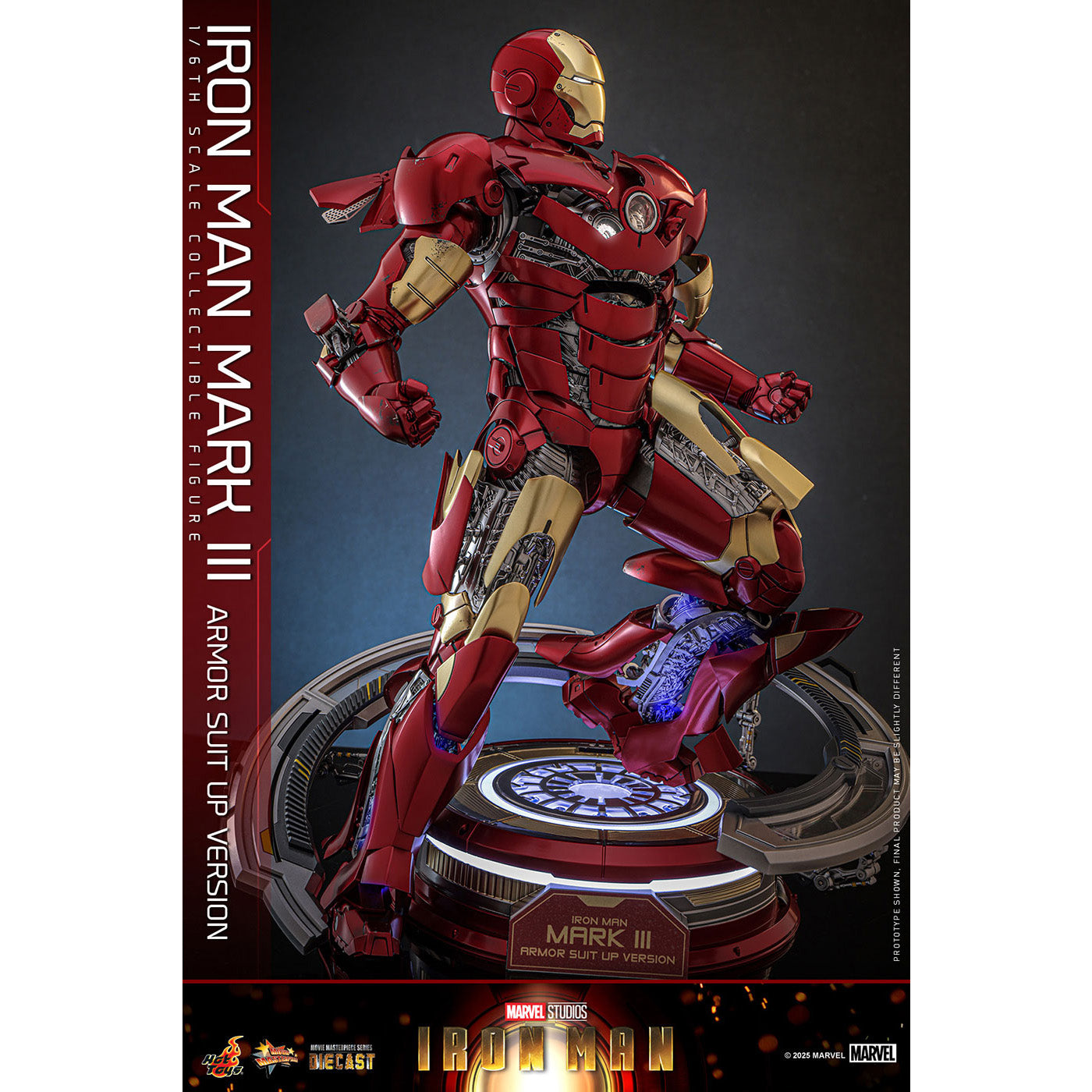 新品 ホットトイズ アイアンマン マーク3 ダイキャスト フィギュア マーベル ムービー・マスターピース DIECAST】『アイアンマン』1／6