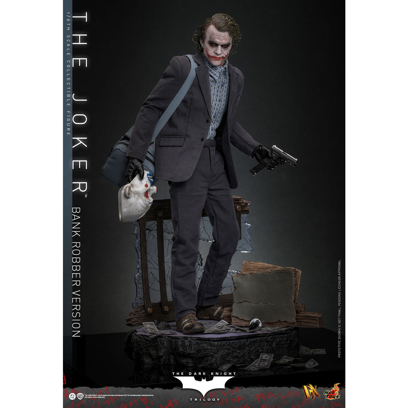 【DCコミックス】 映画 『ダークナイト・トリロジー』 ジョーカー（銀行強盗） 1/6スケールフィギュア