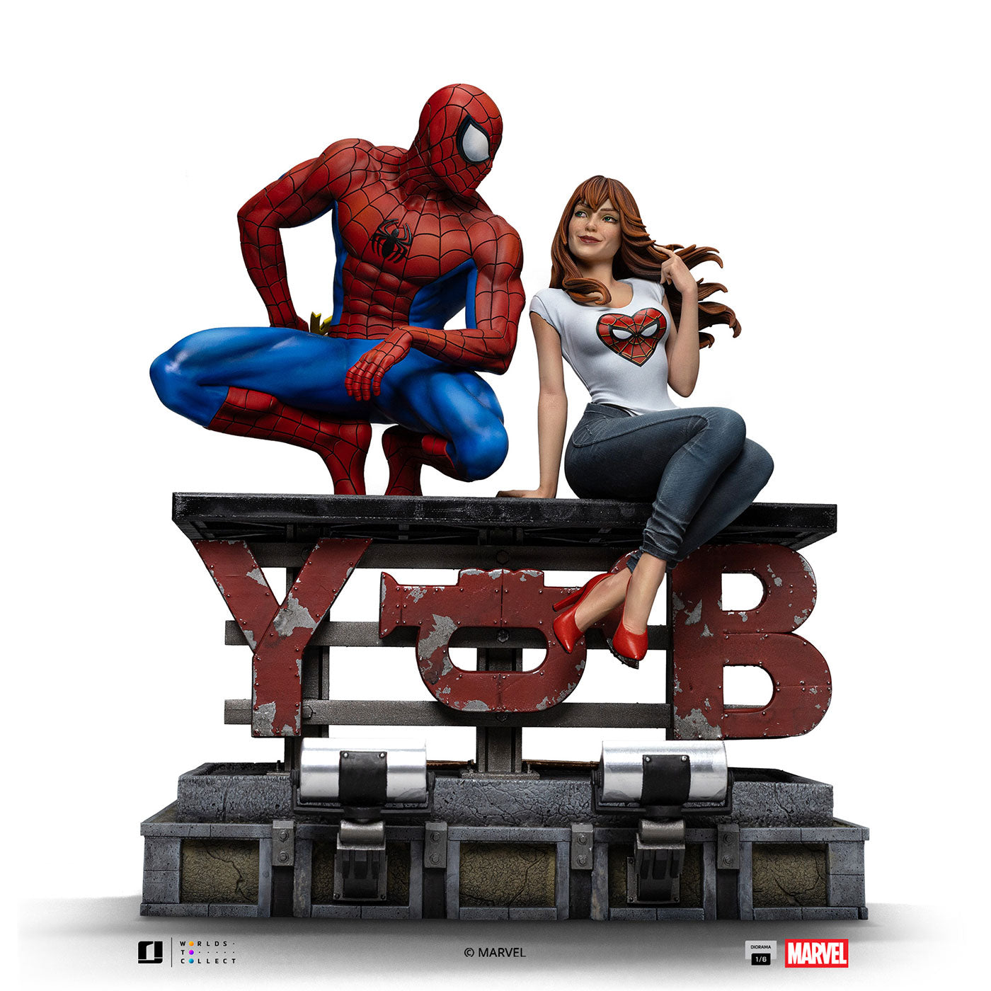 【マーベル／MARVEL】 スパイダーマン＆M 1/6スケール　フィギュア