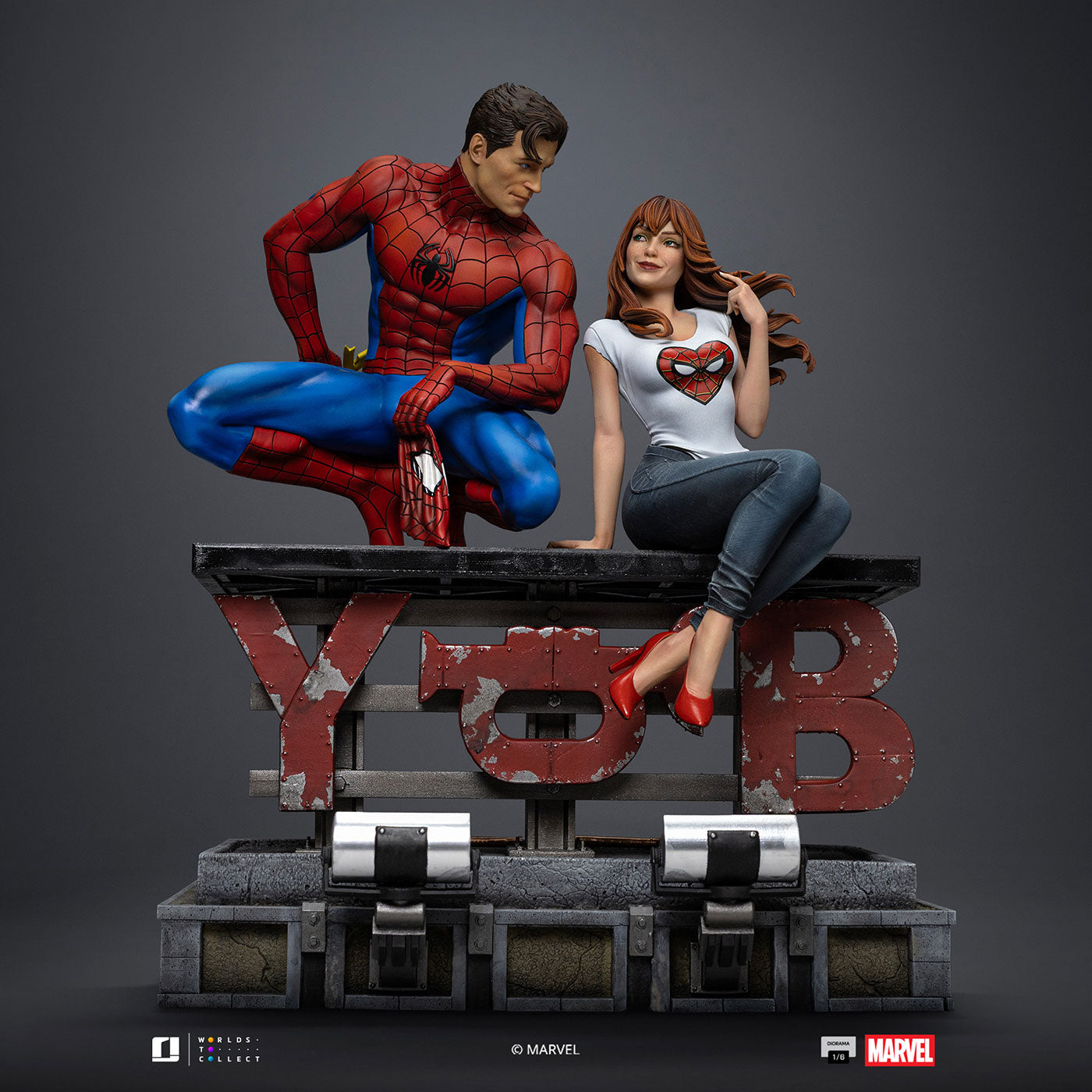 マーベル／MARVEL】 スパイダーマン＆M 1/6スケール フィギュア