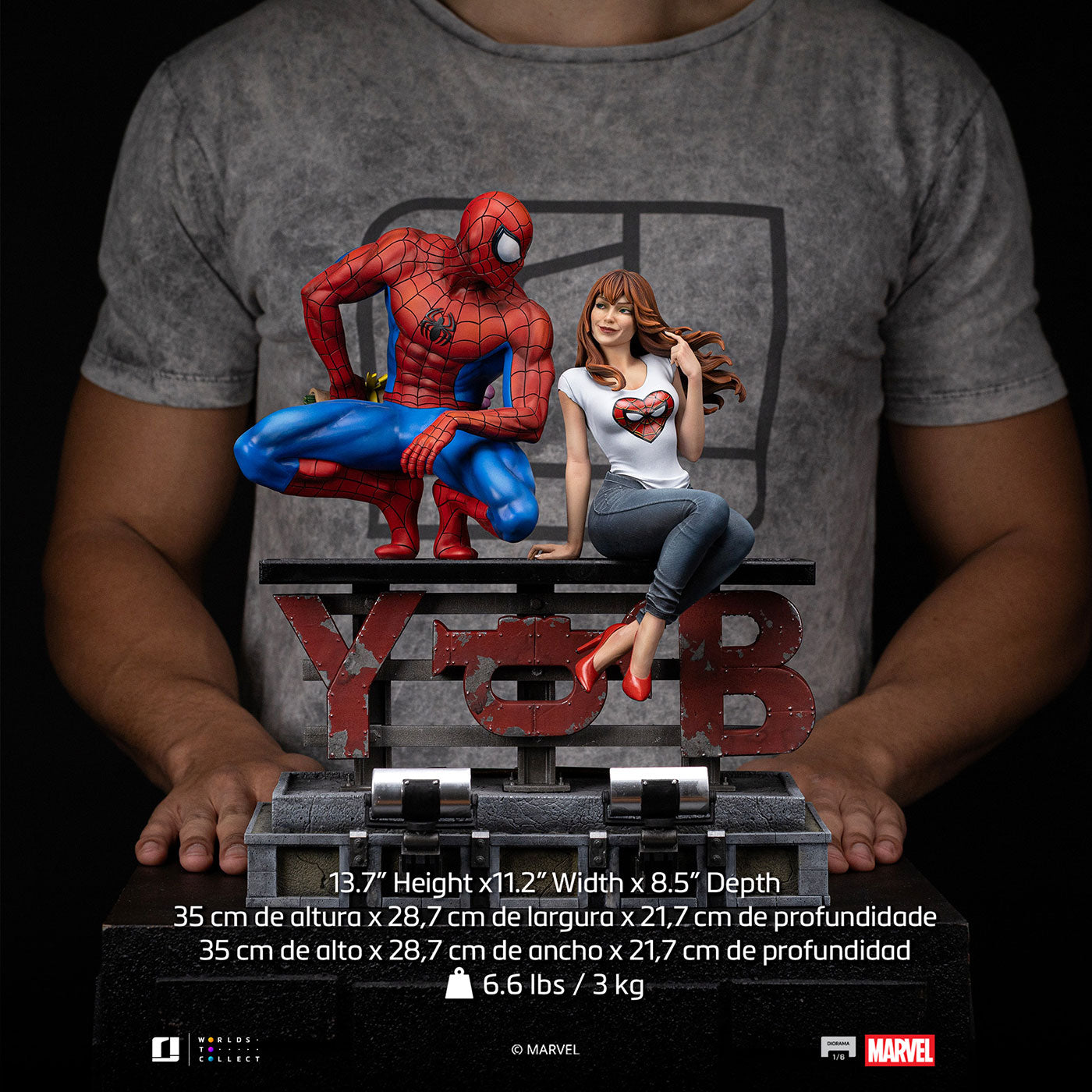 マーベル／MARVEL】 スパイダーマン＆M 1/6スケール フィギュア