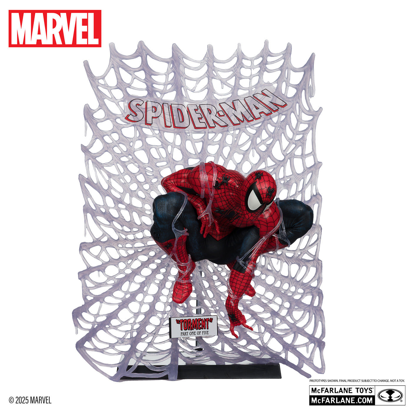 【マーベル／MARVEL】 スパイダーマン 1/6スケール シーン・フィギュア （トッド・マクファーレン／Spider-Man Vol.1 #1）