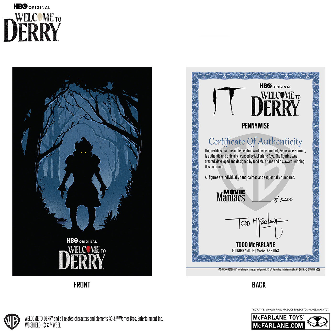 TVドラマ版『イット／IT: Welcome to Derry（原題）』 ペニーワイズ 6インチ・ポーズドスタチュー