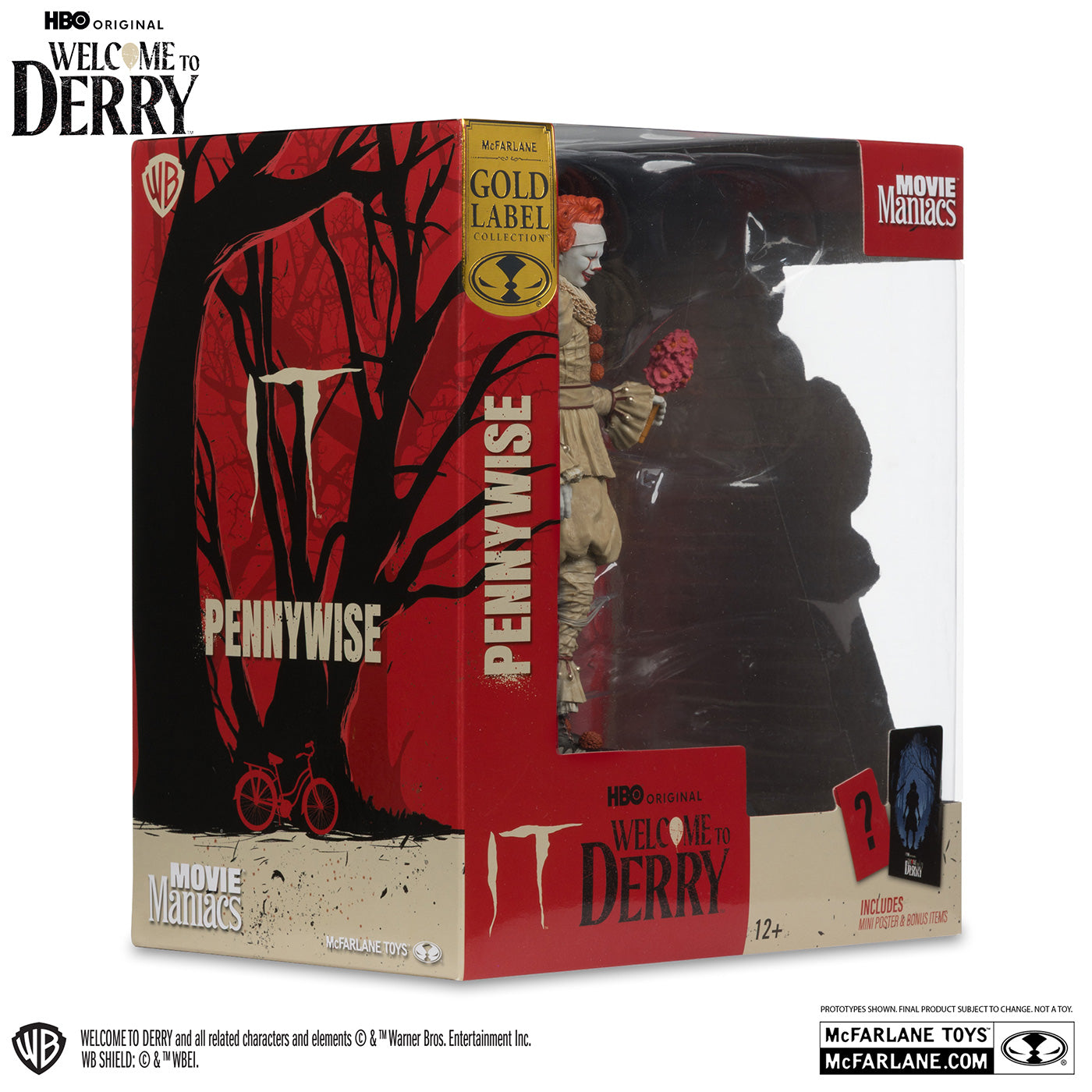 TVドラマ版『イット／IT: Welcome to Derry（原題）』 ペニーワイズ 6インチ・ポーズドスタチュー