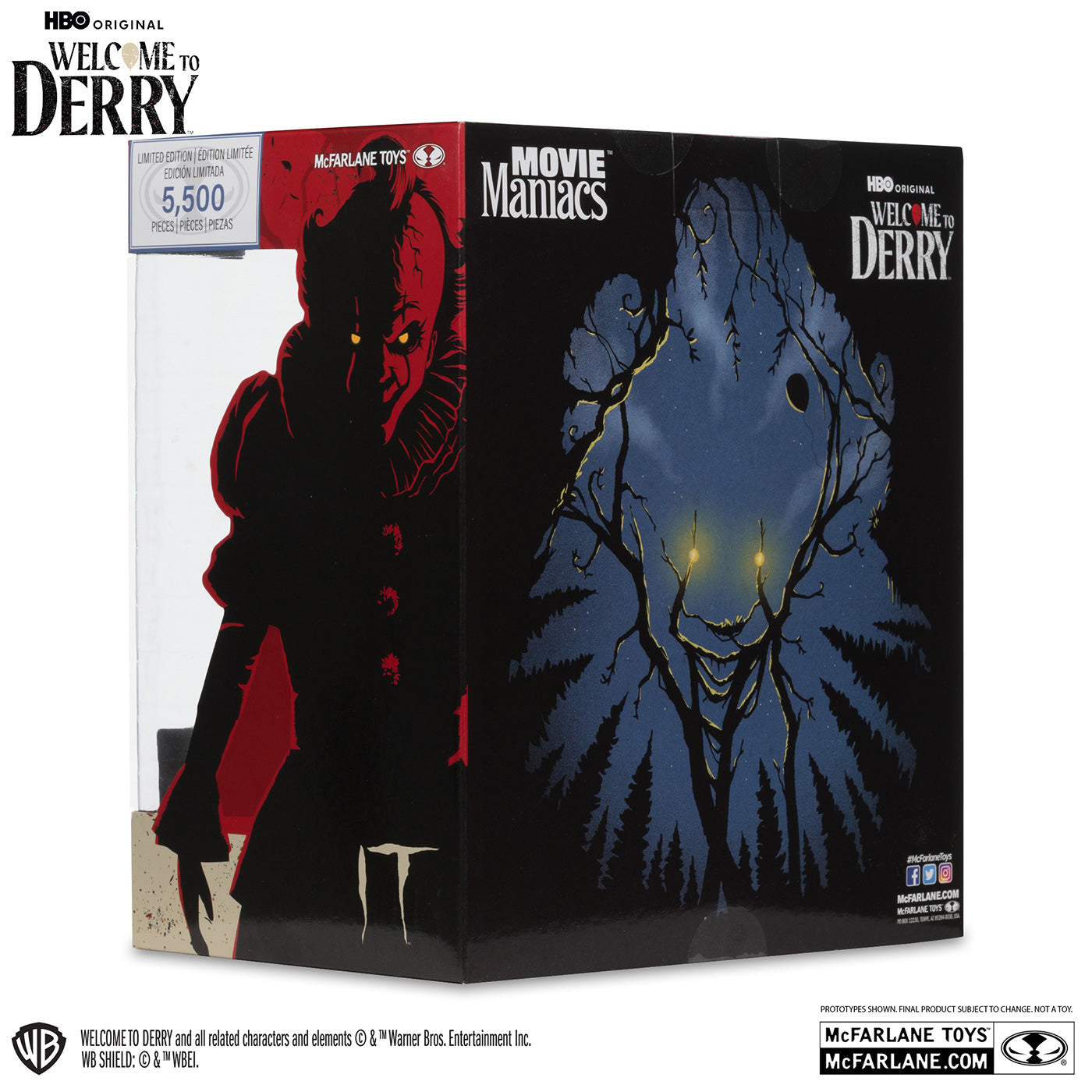 TVドラマ版『イット／IT: Welcome to Derry（原題）』 ペニーワイズ 6インチ・ポーズドスタチュー