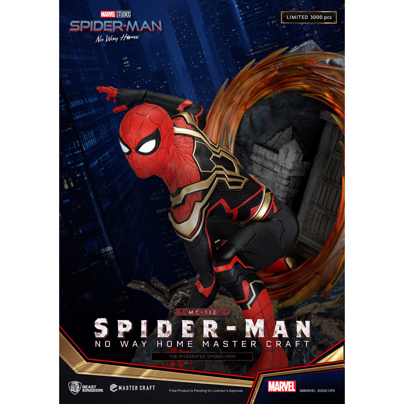 ★新品未開封★スパイダーマン：ノー・ウェイ・ホーム インテグレーテッドスーツ版 映画『スパイダーマン：ノー・ウェイ・ホーム』スパイダーマン