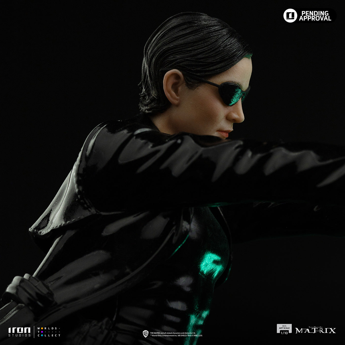 映画『マトリックス』【アイアン・スタジオ　スタチュー】「バトルジオラマ・シリーズ」1/10スケール　トリニティ