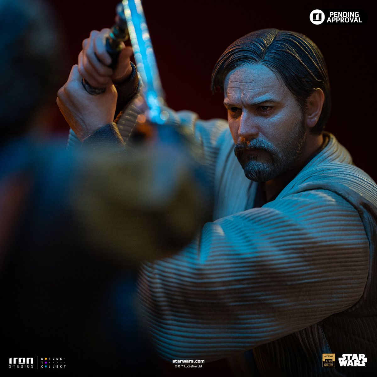 映画『スター・ウォーズ』 【アイアン・スタジオ　スタチュー】「デラックス・アートスケール」1/10スケール　アナキン・スカイウォーカー vs オビ＝ワン・ケノービ［映画『エピソード3／シスの復讐』］