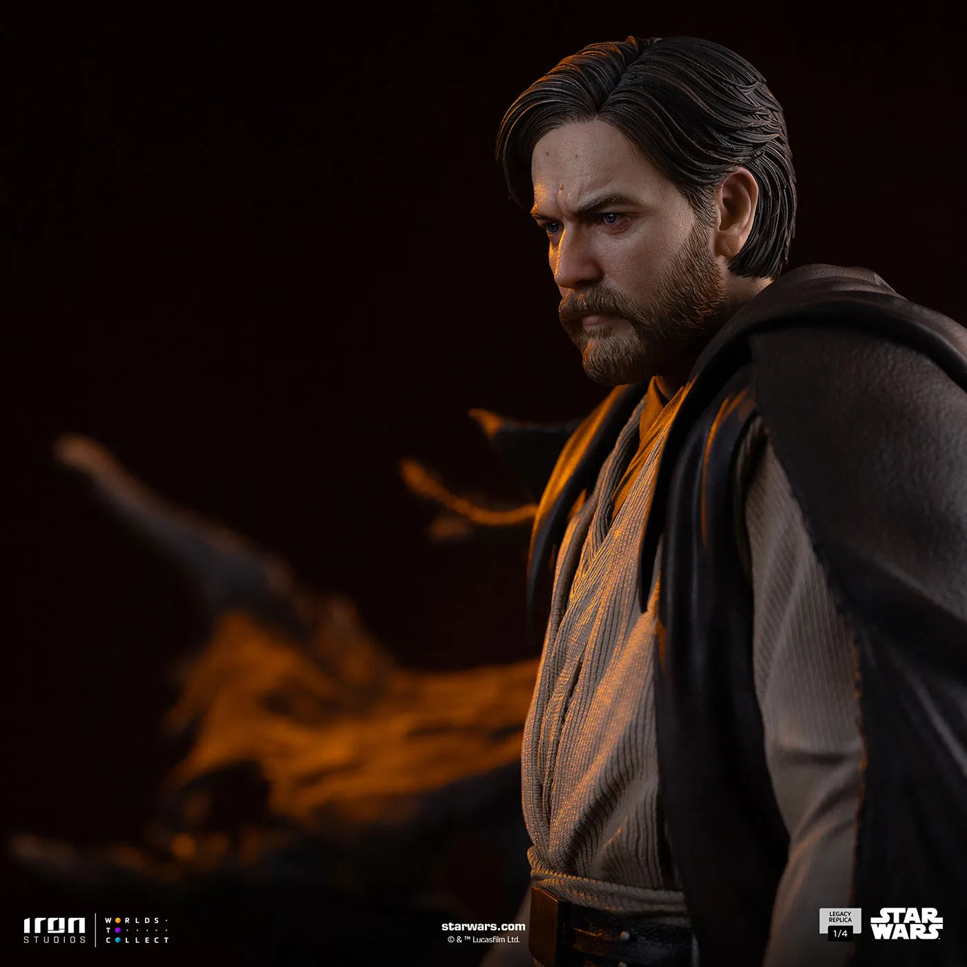 映画『スター・ウォーズ』【アイアン・スタジオ　スタチュー】「レガシーレプリカ・シリーズ」1/4スケール　オビ＝ワン・ケノービ（シグネチャー）