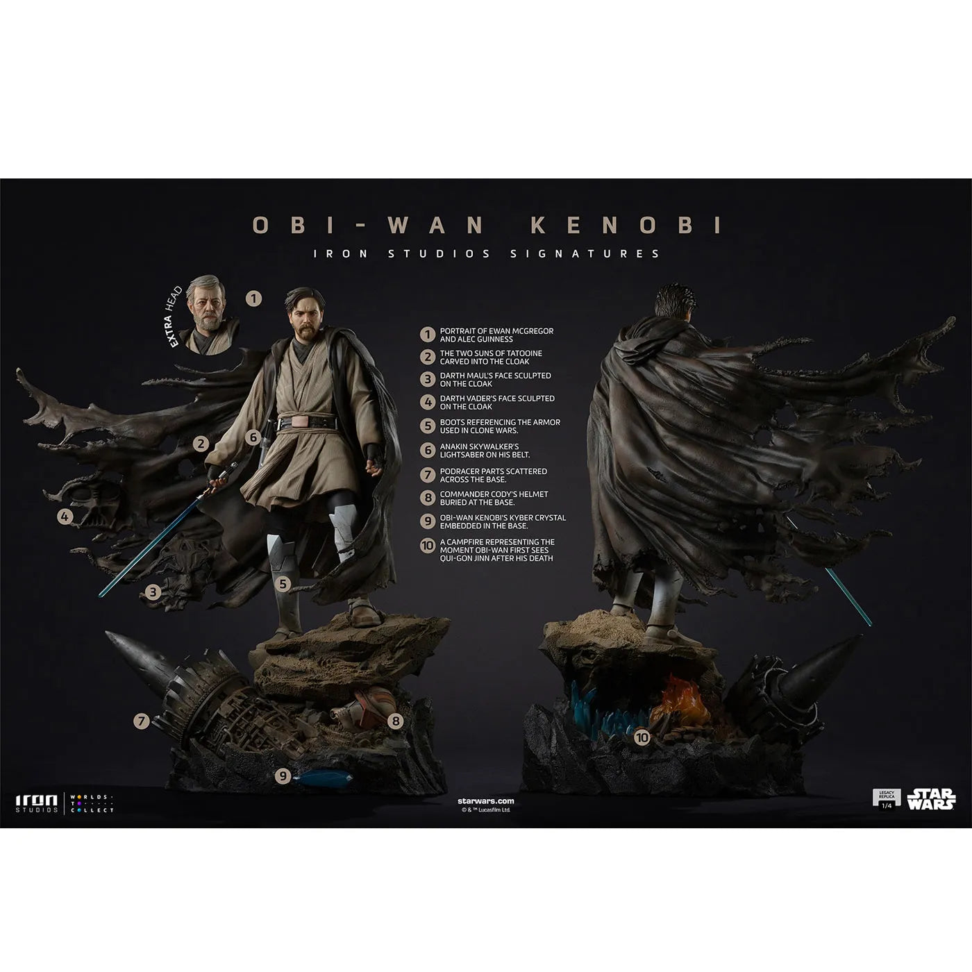 r*i様 ⚠『ジャンク品』 アイアン・スタジオ　スター・ウォーズ　 オビ＝ワン・ r*i様 ⚠『ジャンク品』 アイアン・スタジオ スター・ウォーズ オビ