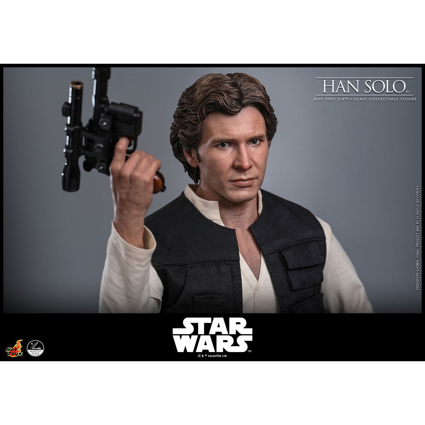 希少 スターウォーズ(ハン・ソロ)ハミルトンコレクション限定プレート 映画『スター・ウォーズ エピソード4／新たなる希望』1/4スケール