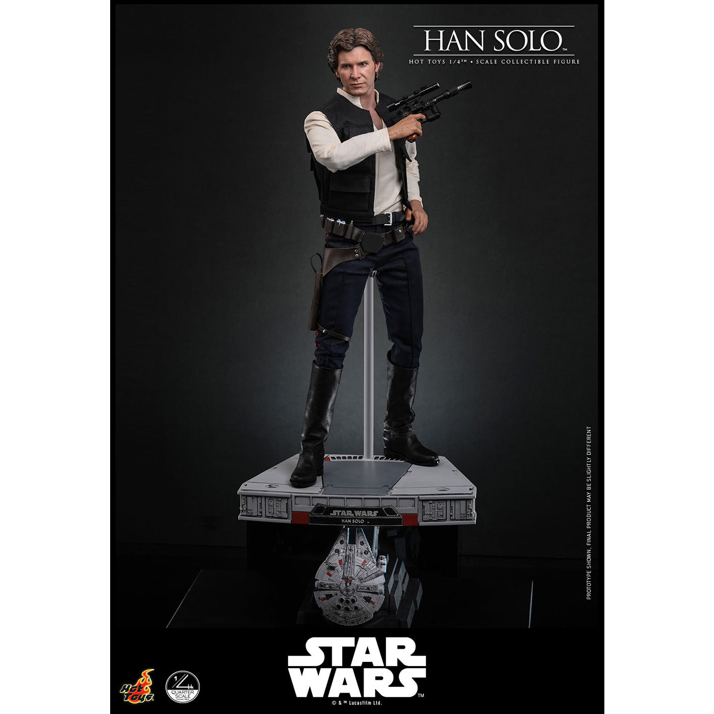 映画『スター・ウォーズ　エピソード4／新たなる希望』1/4スケールフィギュア　ハン・ソロ
