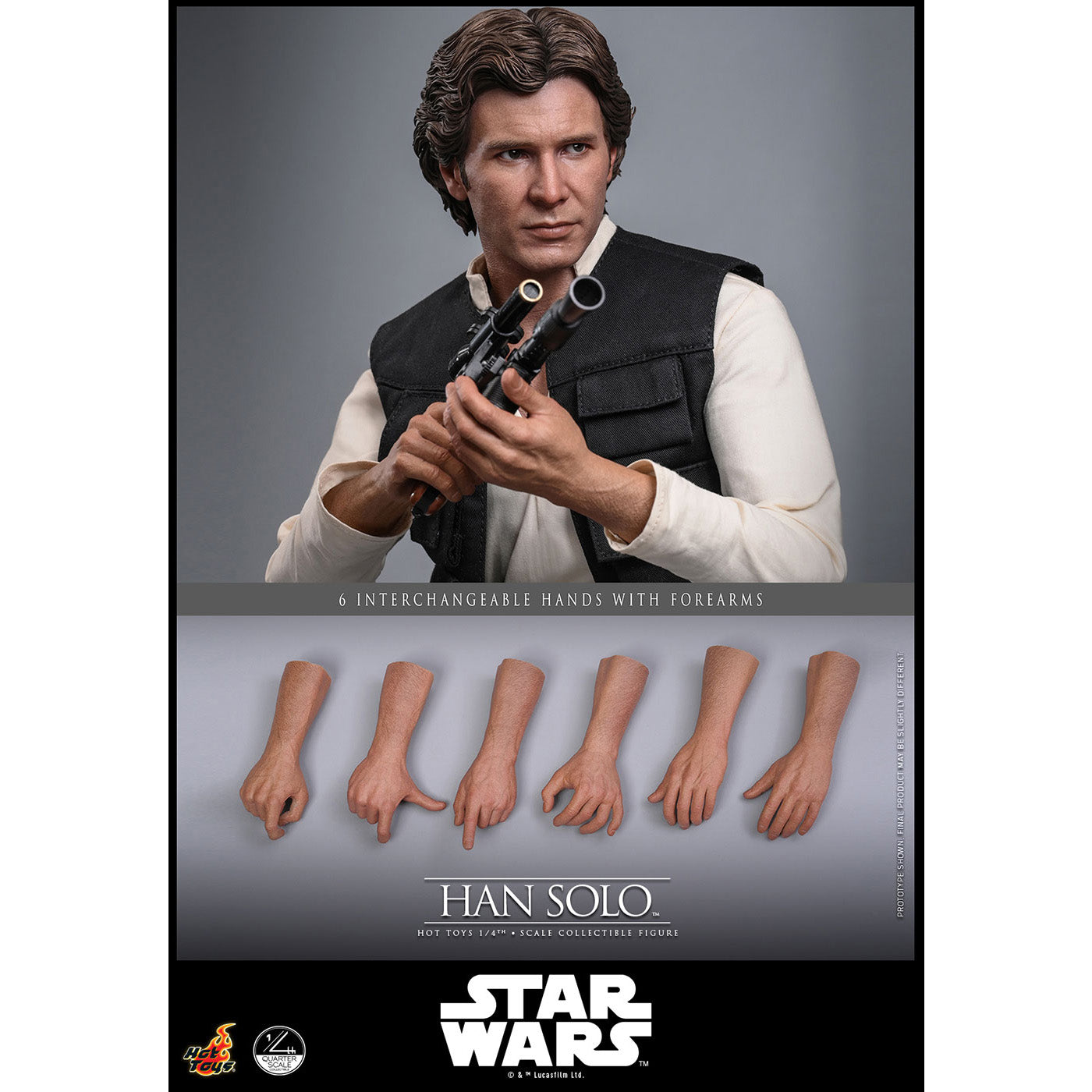 【絶版 希少 】ハン・ソロ　『スター・ウォーズ　エピソード４　新たなる希望』 映画『スター・ウォーズ エピソード4／新たなる希望』1/4スケール