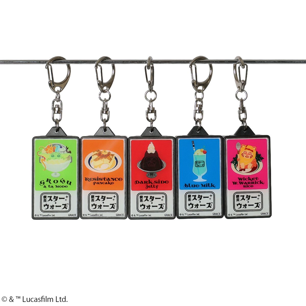映画『スター・ウォーズ』喫茶デザイン LEDライト ブラインドキーホルダー(PONEYCOMB TOKYO)