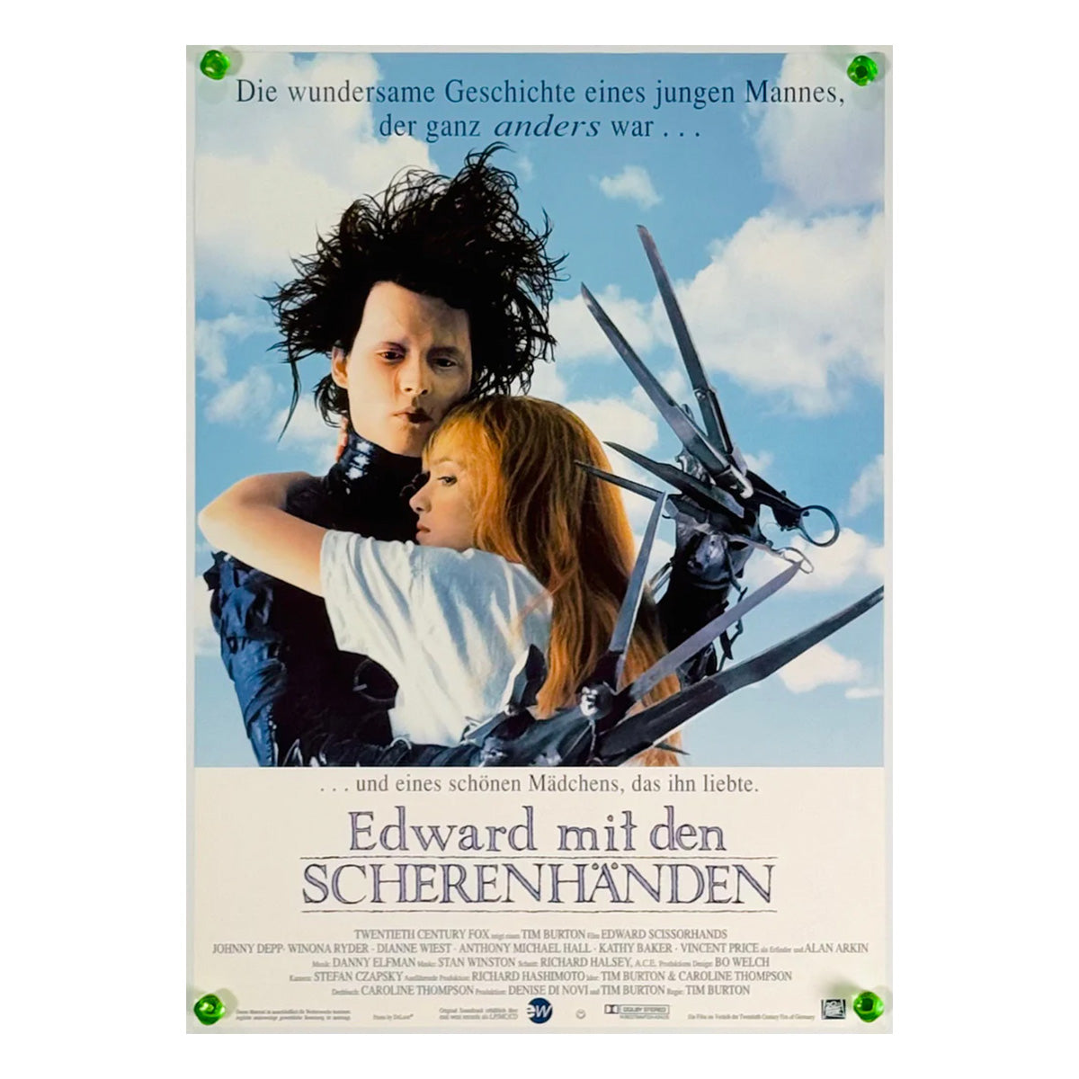 映画『シザーハンズ』 公式 ポスター ドイツ版