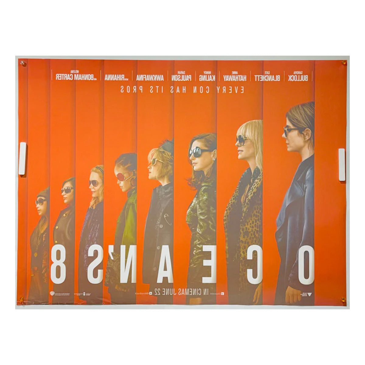 映画『オーシャンズ8』 公式 ポスター イギリス版 | WOWOW百貨店