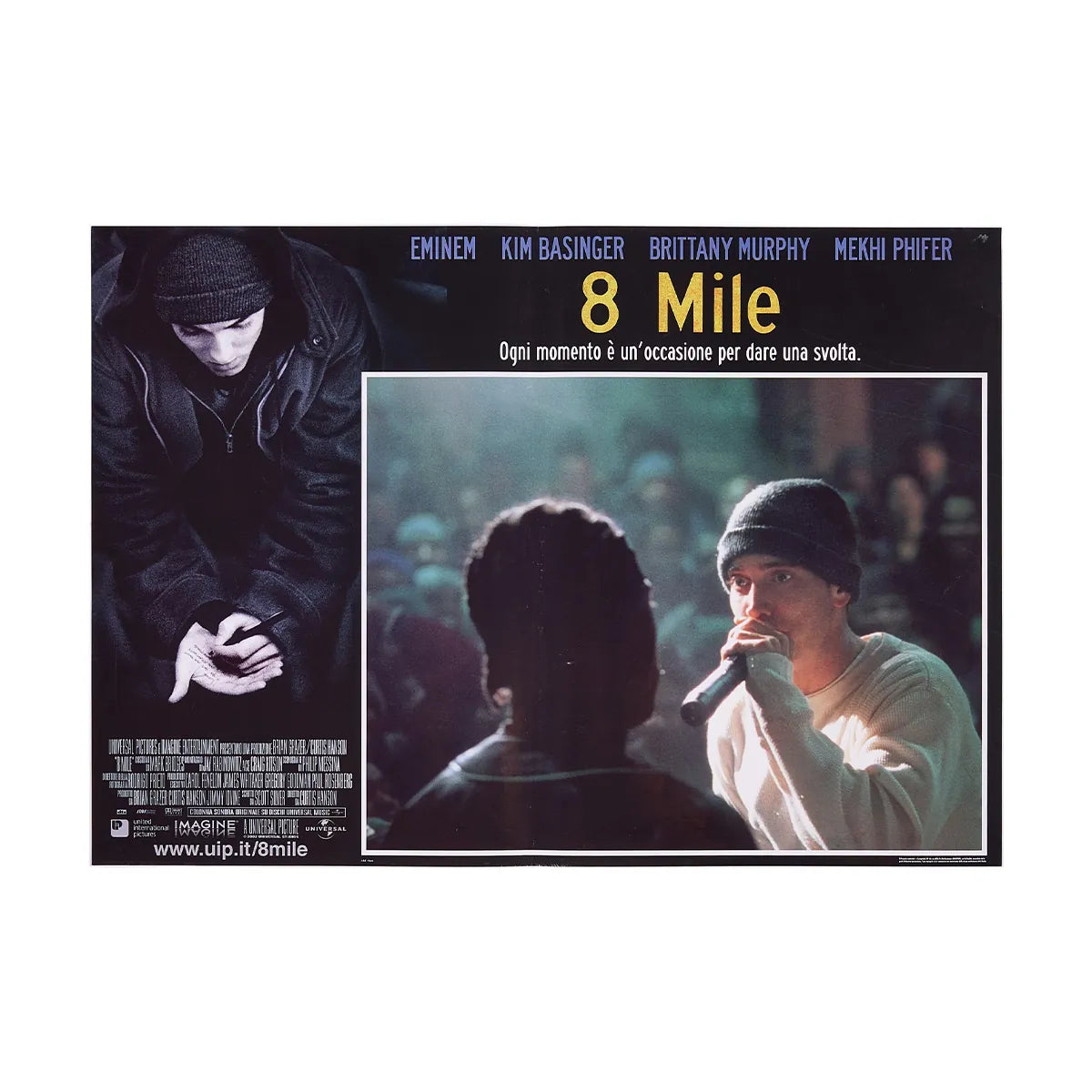 『8 Mile』 映画 ポスター イタリア オリジナル(フレーム付)