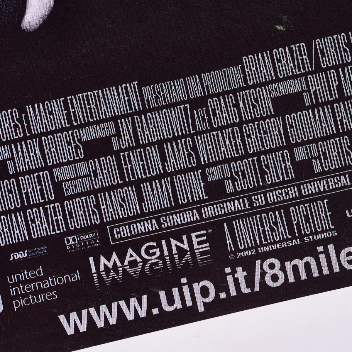 『8 Mile』 映画 ポスター イタリア オリジナル(フレーム付)