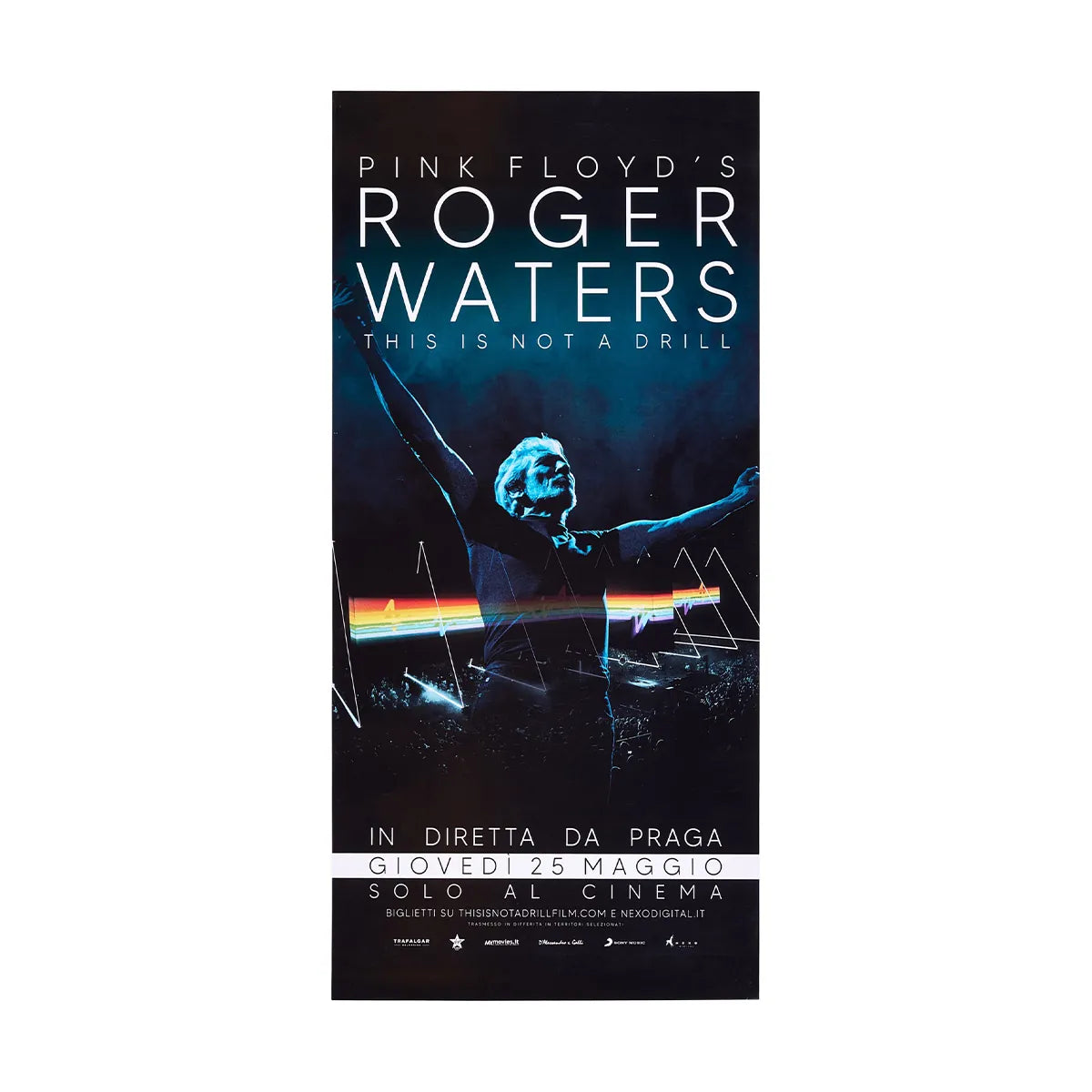 『Roger Waters: This Is Not a Drill ピンク・フロイド』 映画 ポスター イタリア オリジナル(フレーム付)