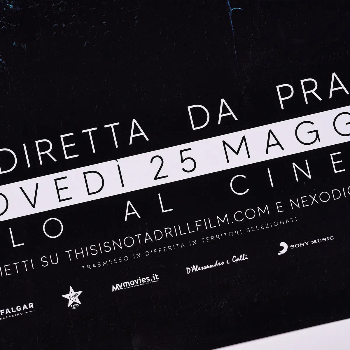 『Roger Waters: This Is Not a Drill ピンク・フロイド』 映画 ポスター イタリア オリジナル(フレーム付)