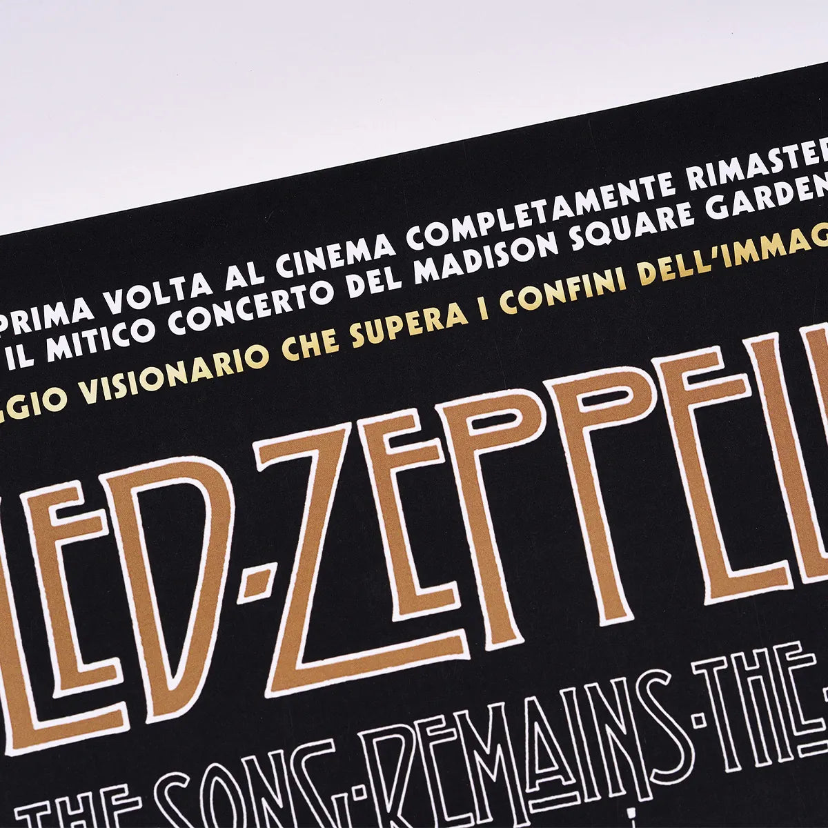 レッドツェッペリン 狂熱のライブ』 映画 ポスター イタリア