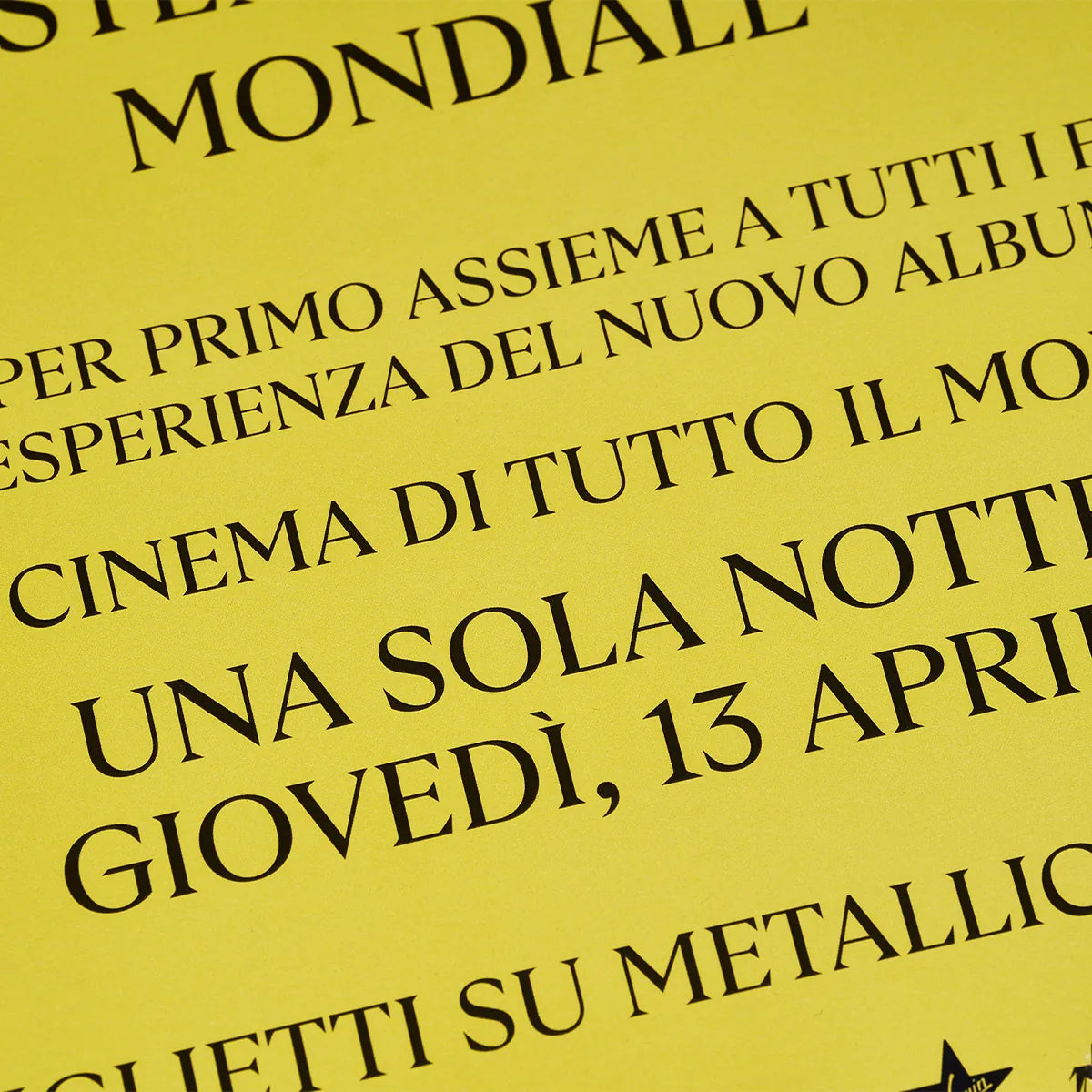 『メタリカ Metallica 72 Seasons Global Premiere』 映画 ポスター イタリア オリジナル