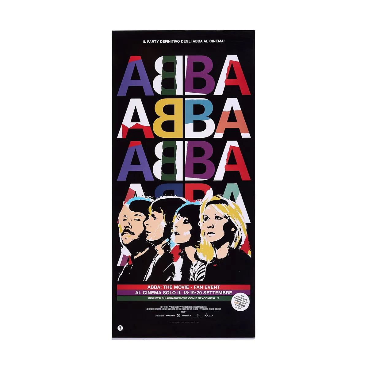 『アバ ザ・ムービー ファンイベント』 映画 ポスター イタリア オリジナル
