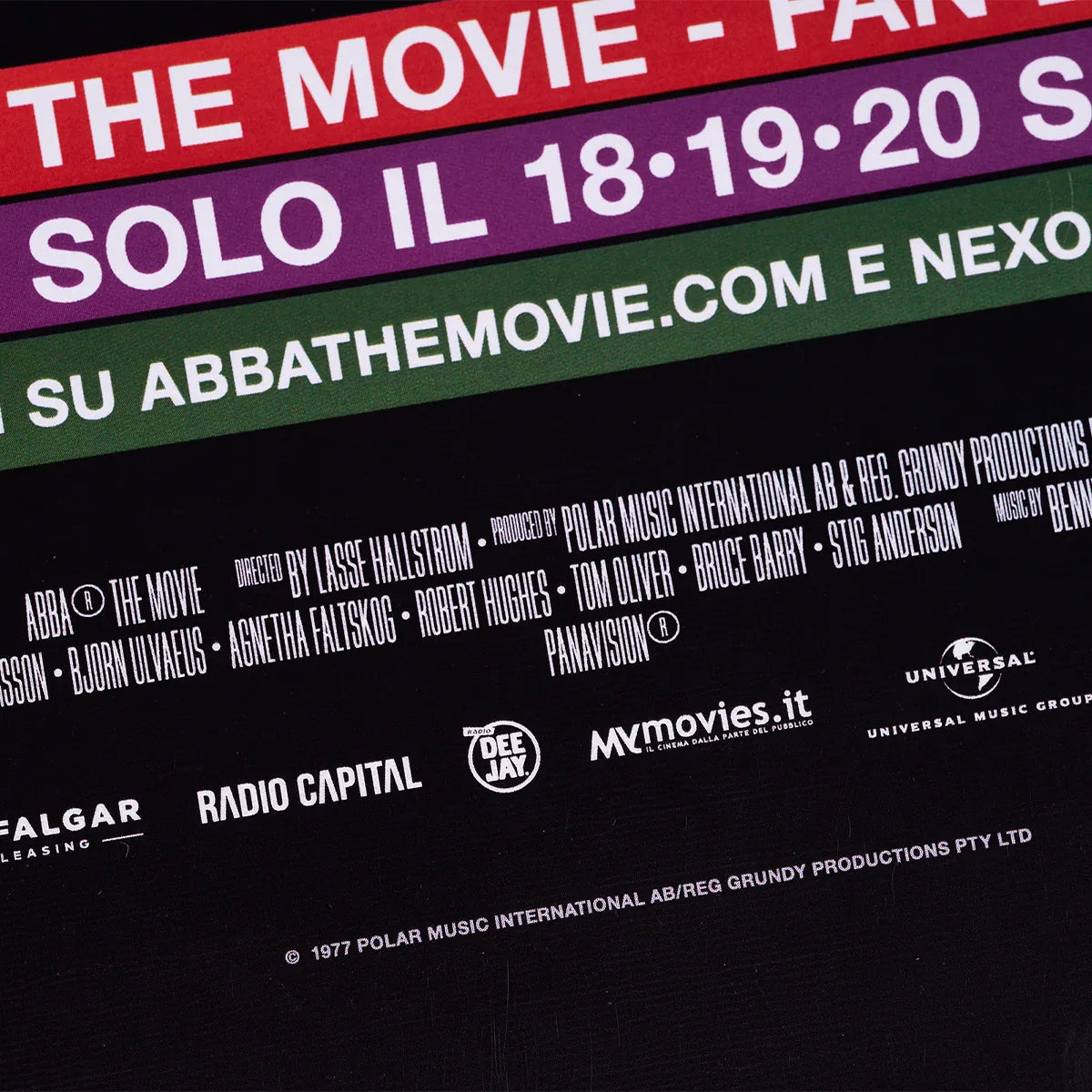 『アバ ザ・ムービー ファンイベント』 映画 ポスター イタリア オリジナル